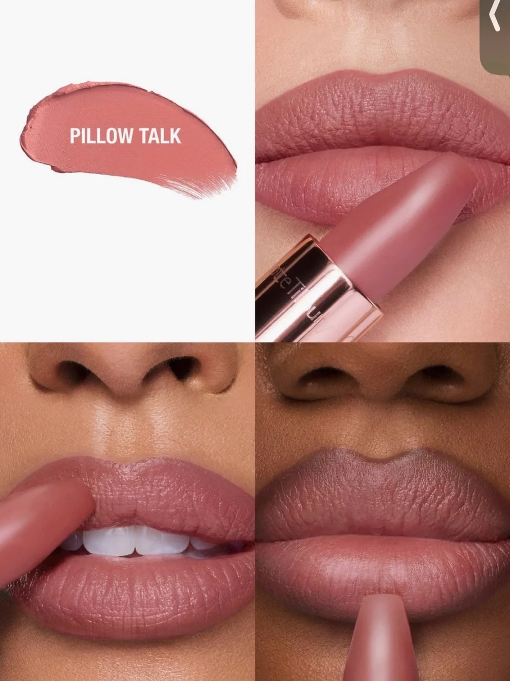 Charlotte Tilbury NEW Matte Revolution hydrating lipstick  Pillow Talk color